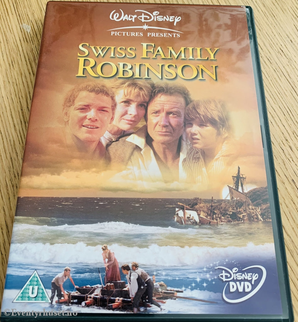 Disney Dvd. Swiss Family Robinson. Norsk Tekst. Dvd