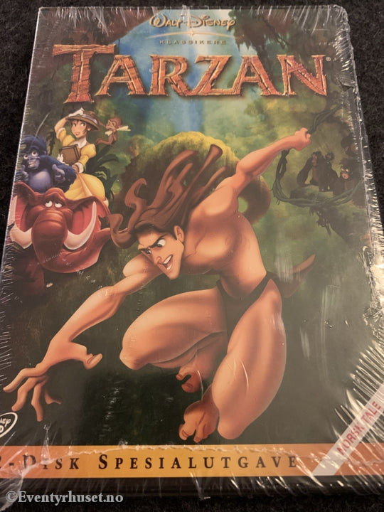 Disney Dvd. Tarzan. 1999. Dvd Ny I Plast!
