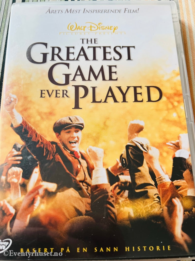 Disney Dvd. The Greatest Game Ever Played. Dvd