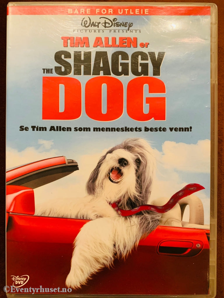 Disney Dvd. The Shaggy Dog. Leiefilm. Dvd