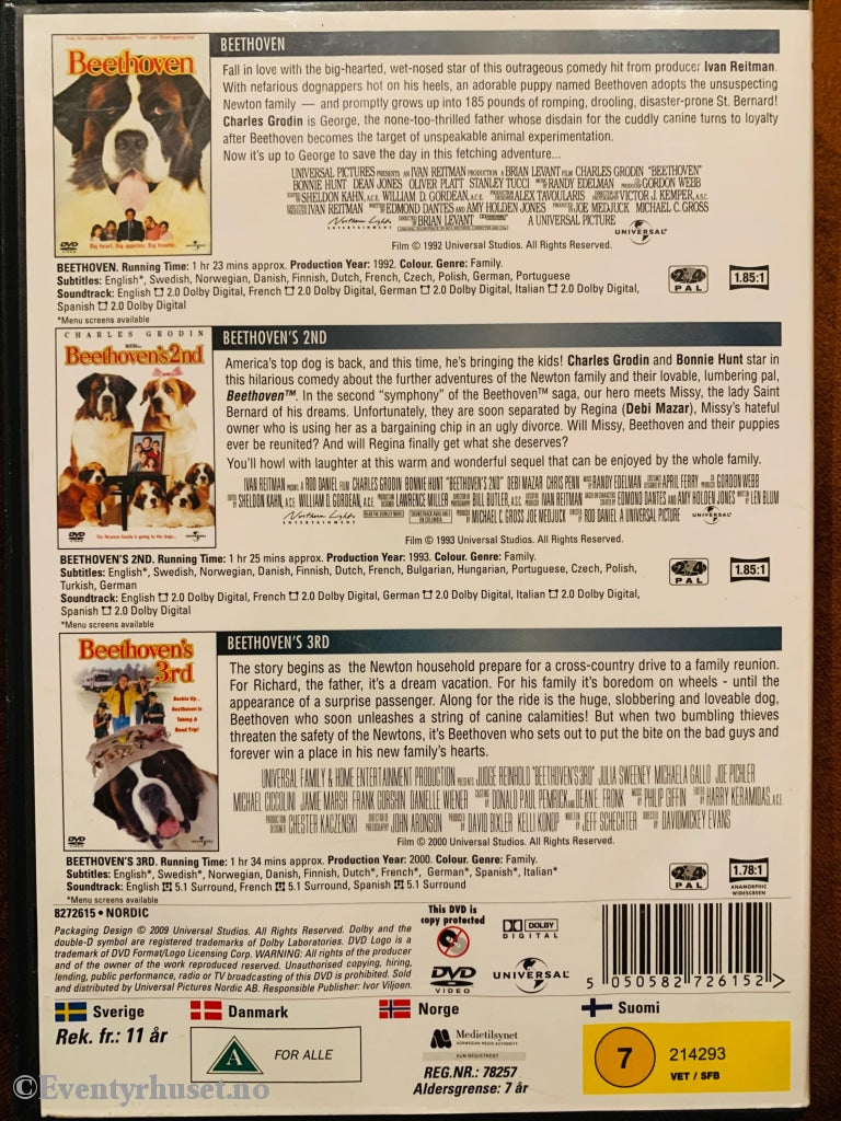 Disney Dvd. The Shaggy Dog. Leiefilm. Dvd