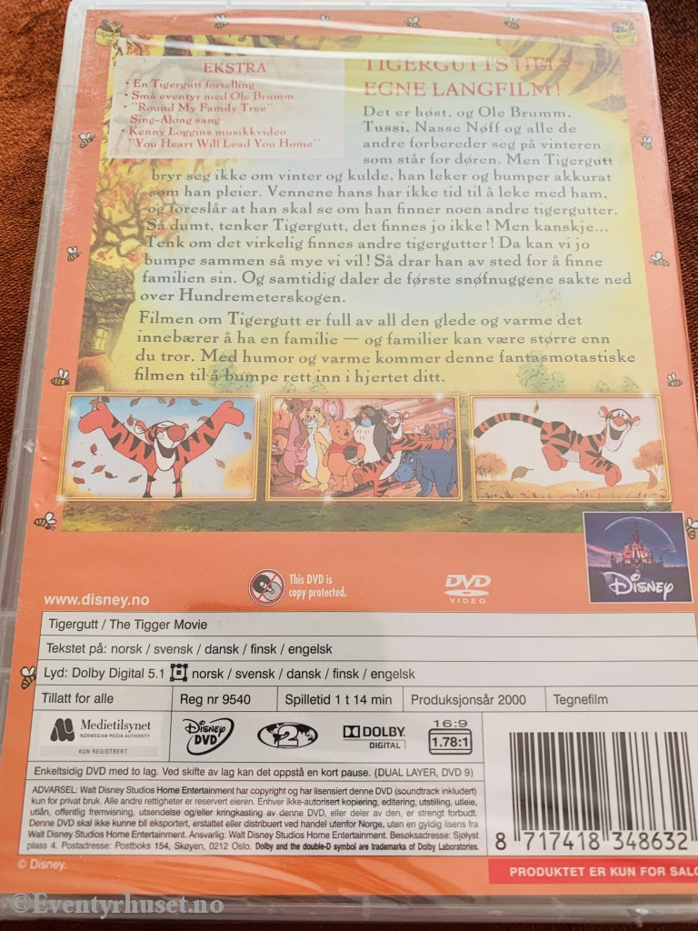 Disney Dvd. Tigergutt - Spesialutgave. 2000. Ny I Plast! Dvd