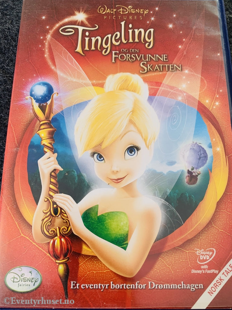 Disney Dvd. Tingeling Og Den Forsvunne Skatten. 2009. Dvd