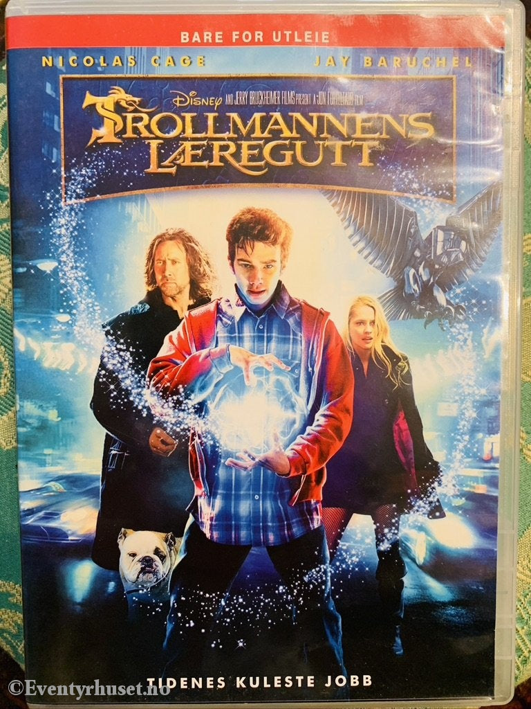 Disney Dvd. Trollmannens Læregutt. Dvd Utleiefilm.