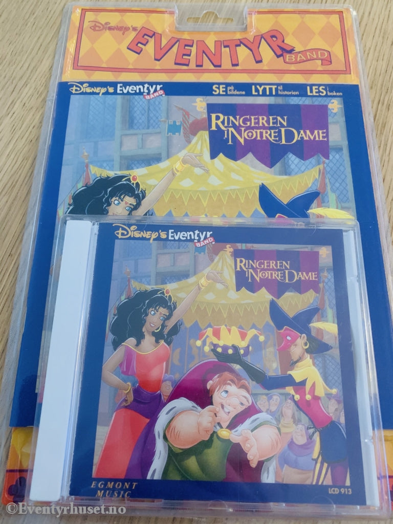 Disney Eventyrbånd - Ringeren I Notre Dame. På Cd Komplett Eske!