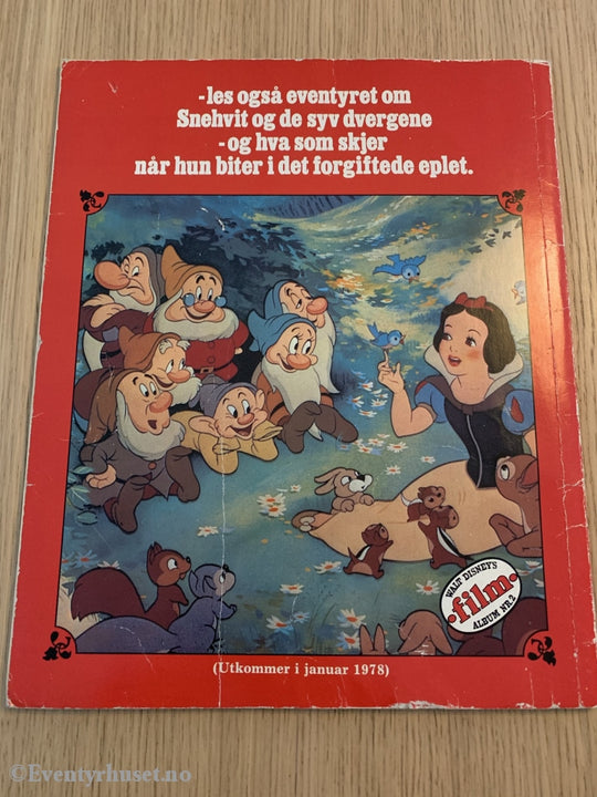 Disney Filmalbum Nr. 1. Askepott. 1978. Tegneseriealbum