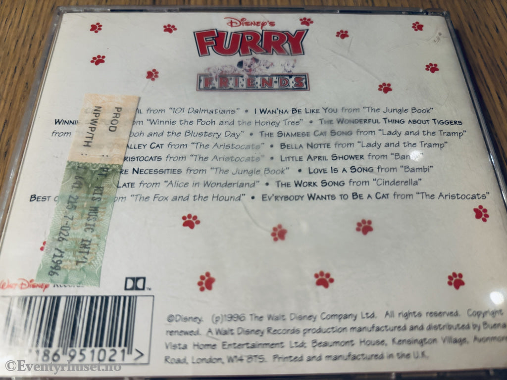 Disney – Furry Friends. Barne-CD.