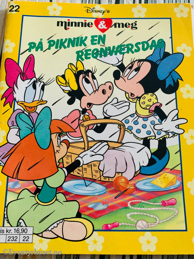 Disney Hefte. Nr. 22. Minni & Meg. På Piknik En Regnværsdag. 1993. Hefte