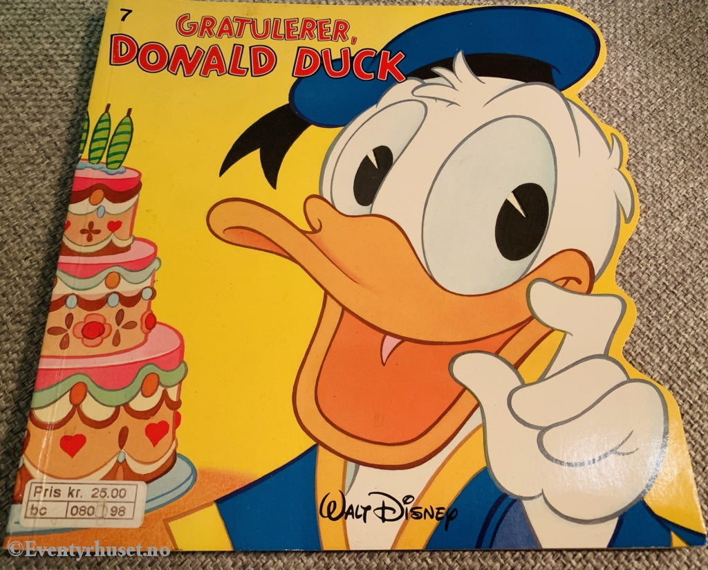 Disney Hefte. Nr. 7. Gratulerer Donald Duck. 1994. Hefte