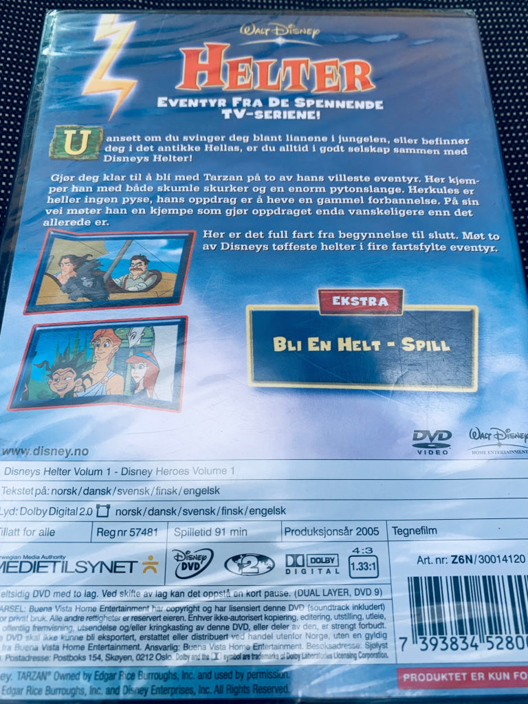 Disney Helter Volum 1. DVD. Ny i plast!