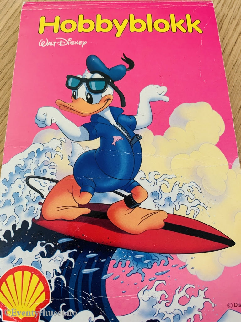 Disney Hobbyblokk (Shell-Stasjon). Brukt. Hobbybok