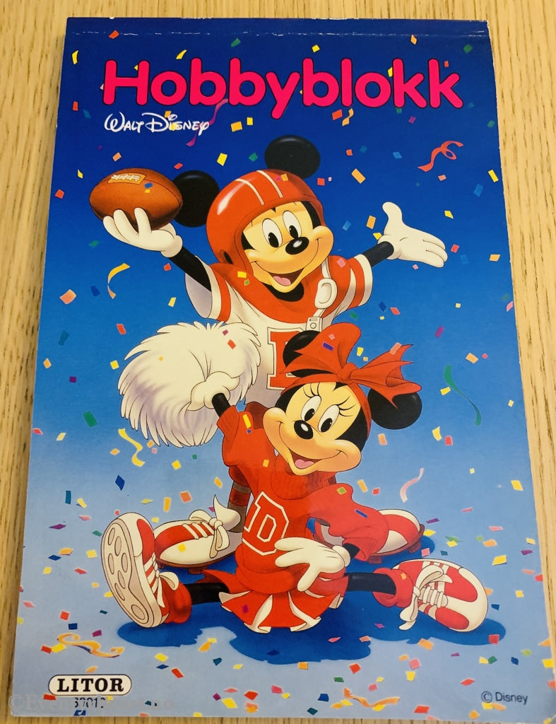 Disney Hobbybok. Ubrukt. Hobbybok