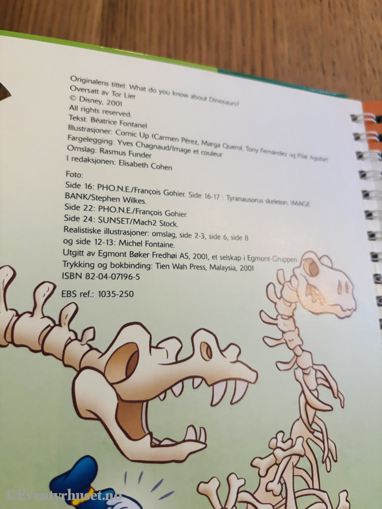 Disney. HVA VET DU OM DINOSAURER?