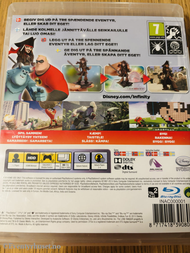 Disney Infinity. PS3.