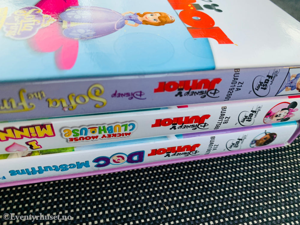 Disney Junior 3 DVD Set (2012). DVD samleboks.