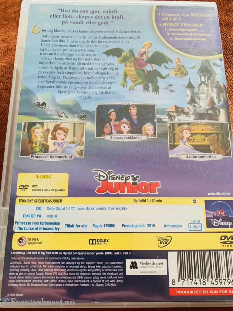 Disney Junior. Sofia Den Første. Vol. 6. Dvd. Dvd