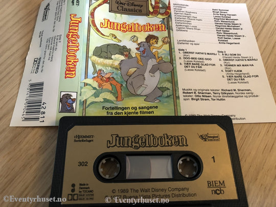 Disney Kassett. 302. Jungelboken. 1989. Kassett (Mc)