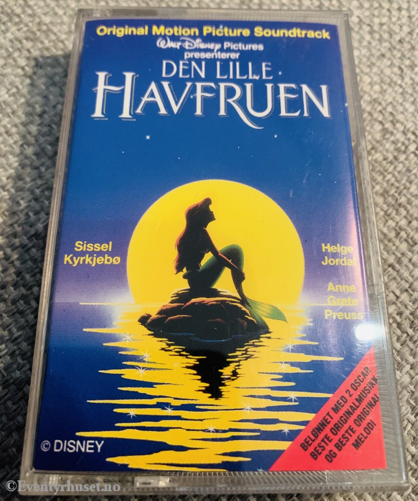 Disney Kassett. Den Lille Havfruen. 1990. Kassett (Mc)