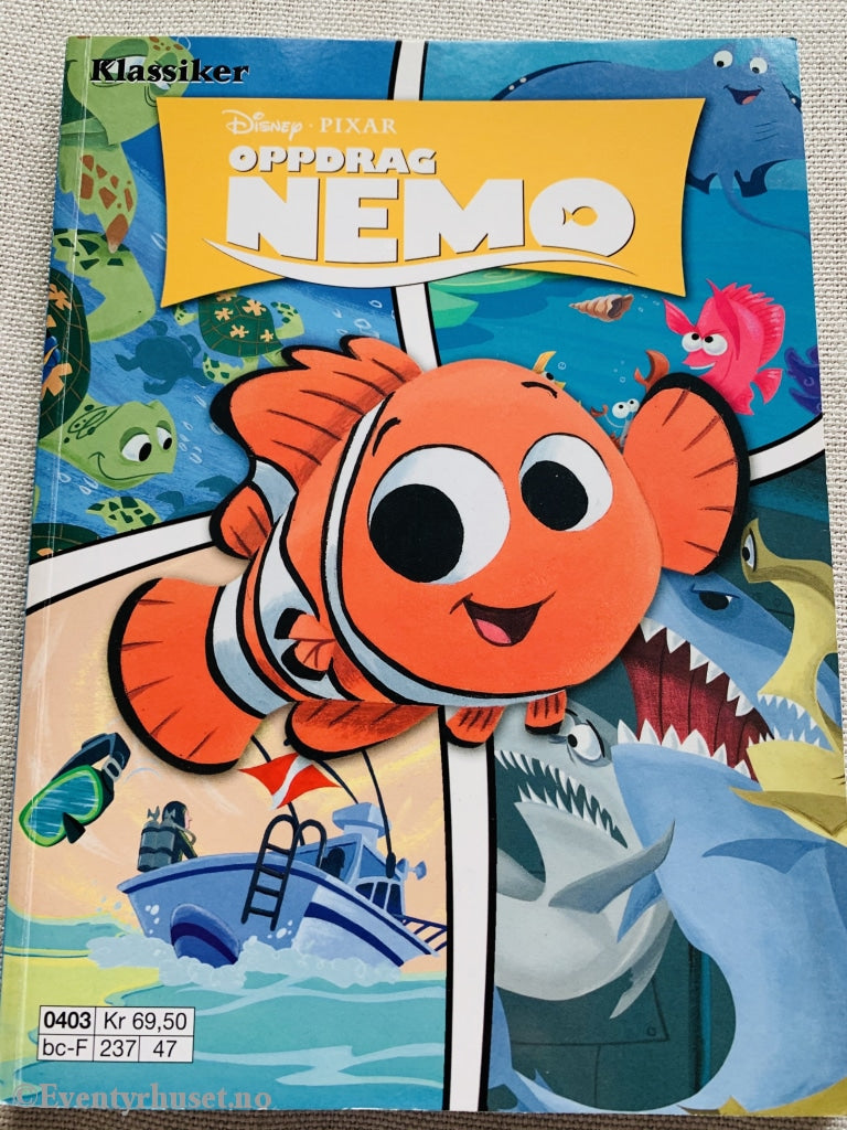 Disney Klassiker. Oppdrag Nemo. 2003. Pocketbok