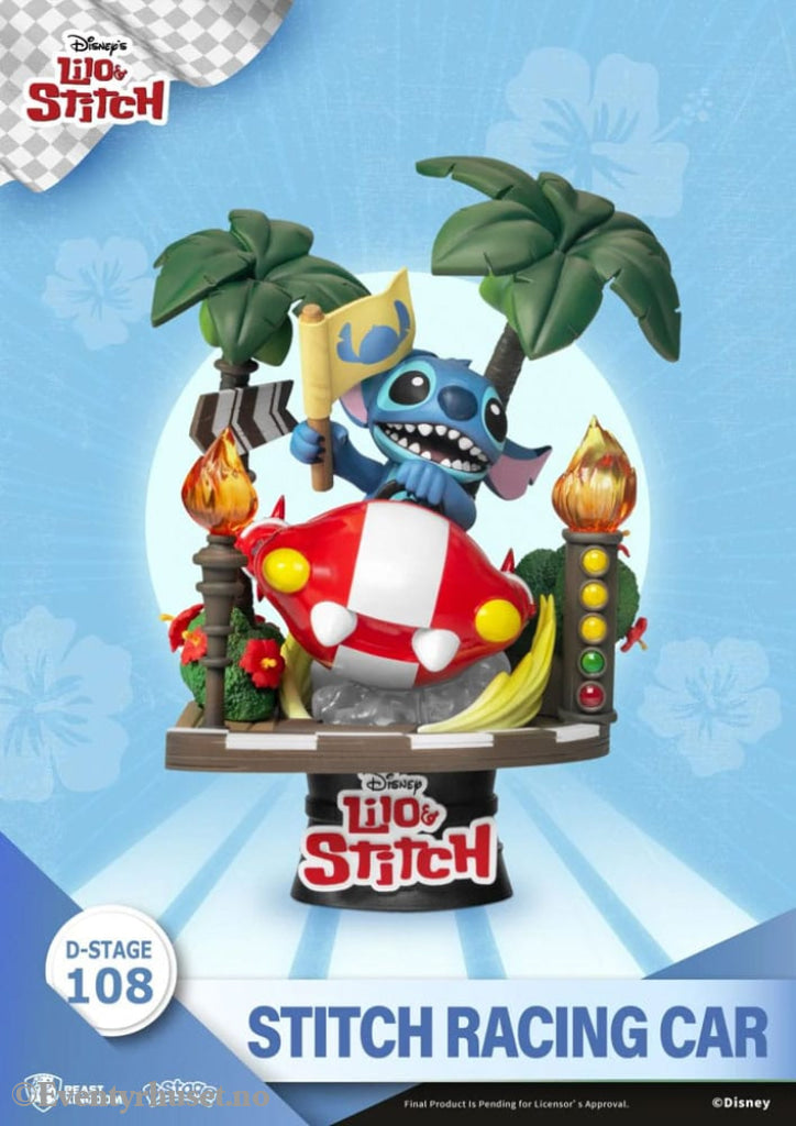Disney: Lilo & Stitch - Stitch Racing Car PVC Diorama Collectibles