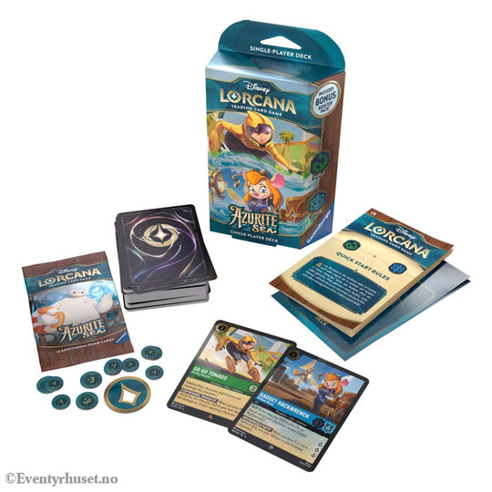 Disney Lorcana TCG Azurite Sea Starter Decks Display (8) *English Edition* Games