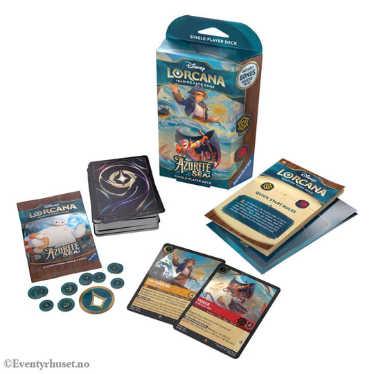 Disney Lorcana TCG Azurite Sea Starter Decks Display (8) *English Edition* Games