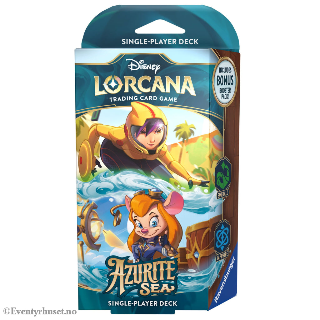 Disney Lorcana TCG Azurite Sea Starter Decks. *English Edition*. Mint In Sealed Box (MISB)! Samlekort