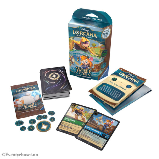 Disney Lorcana TCG Azurite Sea Starter Decks. *English Edition*. Mint In Sealed Box (MISB)! Samlekort