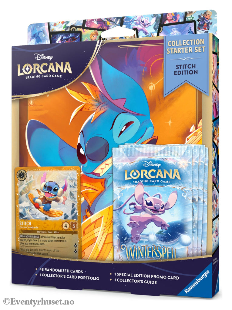 Disney Lorcana TCG Collection Starter Set Stitch Edition *English Edition*. Mint In Sealed Box (MISB)! Samlekort
