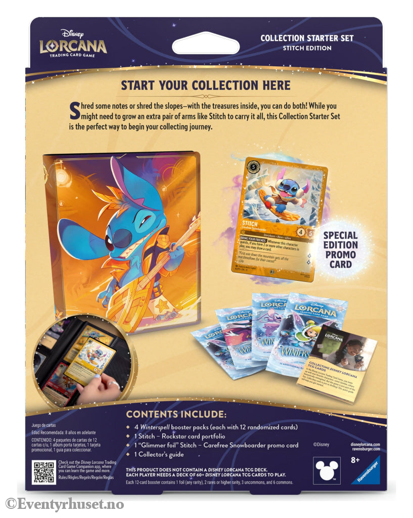 Disney Lorcana TCG Collection Starter Set Stitch Edition *English Edition*. Mint In Sealed Box (MISB)! Samlekort