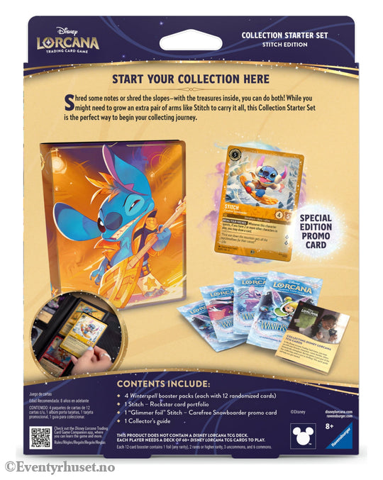Disney Lorcana TCG Collection Starter Set Stitch Edition *English Edition*. Mint In Sealed Box (MISB)! Samlekort