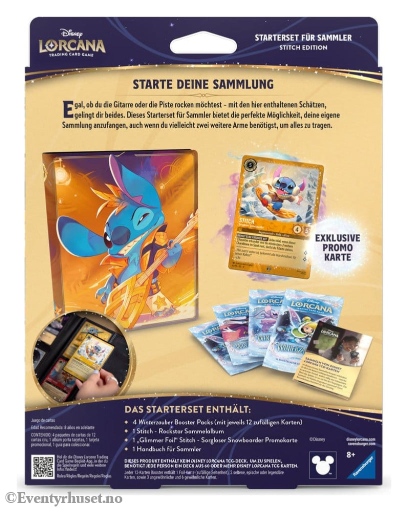 Disney Lorcana TCG Collection Starter Set Stitch Edition *German Edition* Games