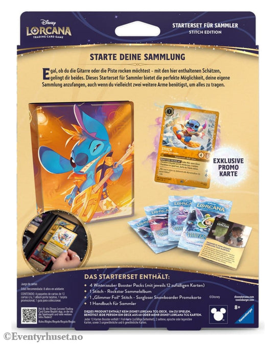Disney Lorcana TCG Collection Starter Set Stitch Edition *German Edition* Games