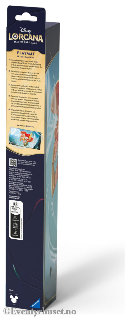 Disney Lorcana TCG Playmat Arielle. Mint In Sealed Box (MISB)! Samlekort