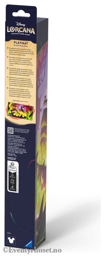 Disney Lorcana TCG Playmat Dragon Fire Storage & Protection