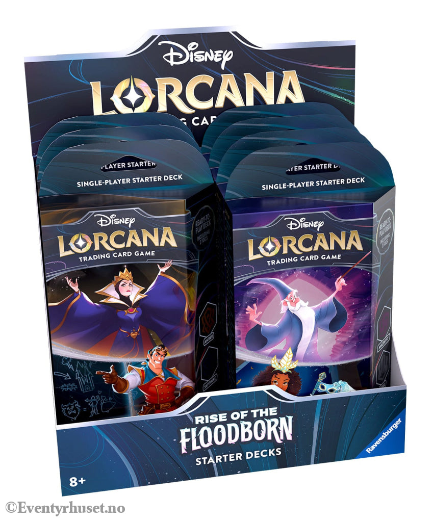 Disney Lorcana TCG Rise of the Floodborn Starter Decks. *English Edition*. Mint In Sealed Box (MISB)! Samlekort