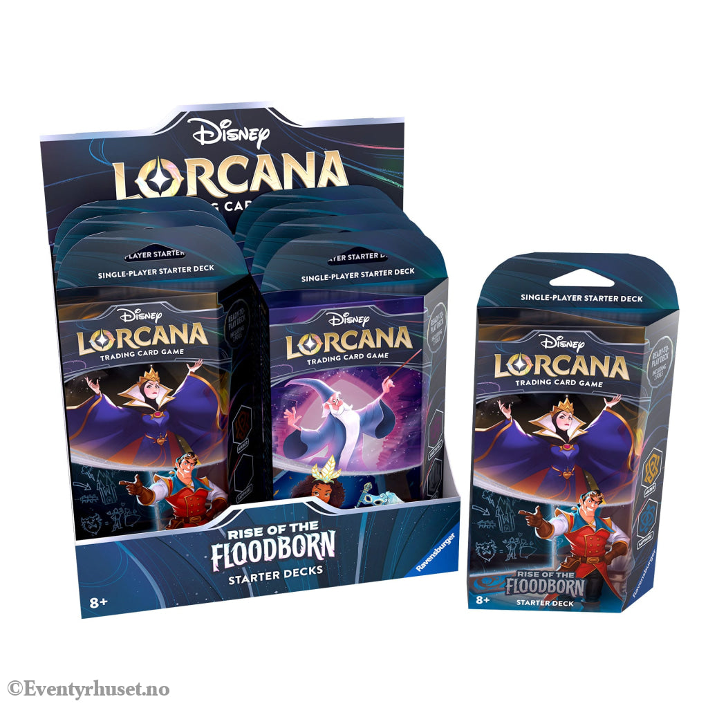 Disney Lorcana TCG Rise of the Floodborn Starter Decks. *English Edition*. Mint In Sealed Box (MISB)! Samlekort