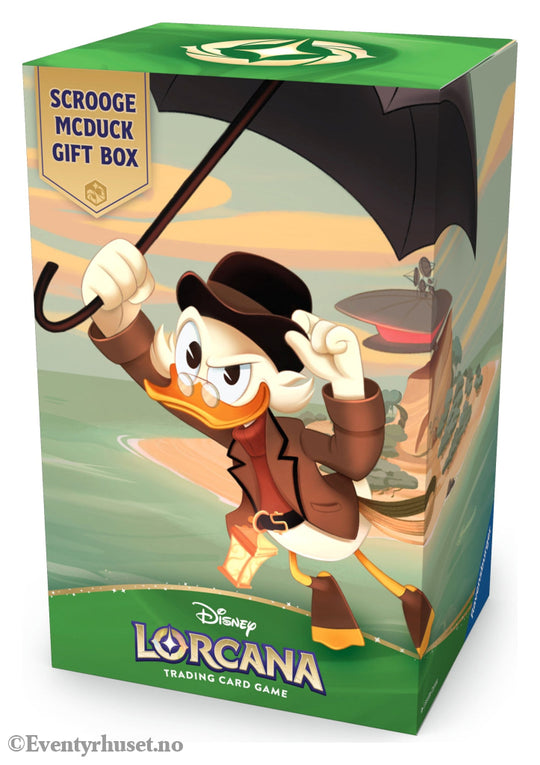 Disney Lorcana TCG Scrooge McDuck Gift Box *English Edition*. Mint In Sealed Box (MISB)! Samlekort