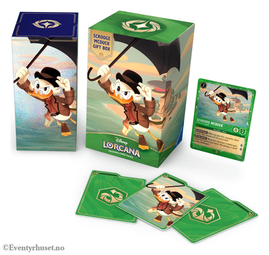 Disney Lorcana TCG Scrooge McDuck Gift Box *English Edition*. Mint In Sealed Box (MISB)! Samlekort