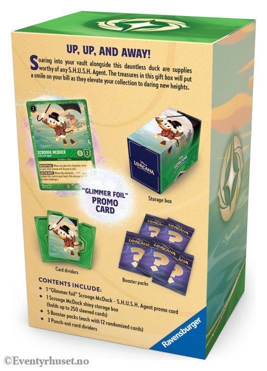 Disney Lorcana TCG Scrooge McDuck Gift Box *English Edition*. Mint In Sealed Box (MISB)! Samlekort