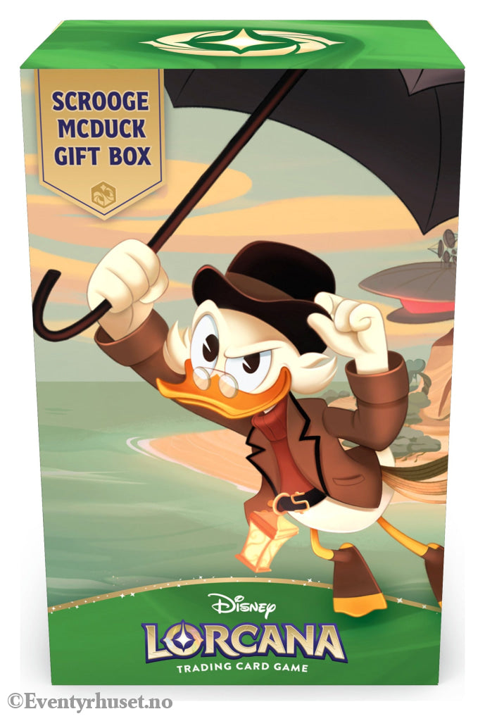 Disney Lorcana TCG Scrooge McDuck Gift Box *English Edition*. Mint In Sealed Box (MISB)! Samlekort