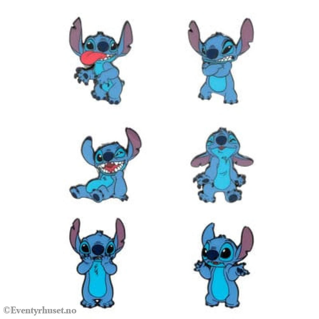 Disney Loungefly Enamel Pins Stitch Funny Faces Display (12) Fashion & Accessories