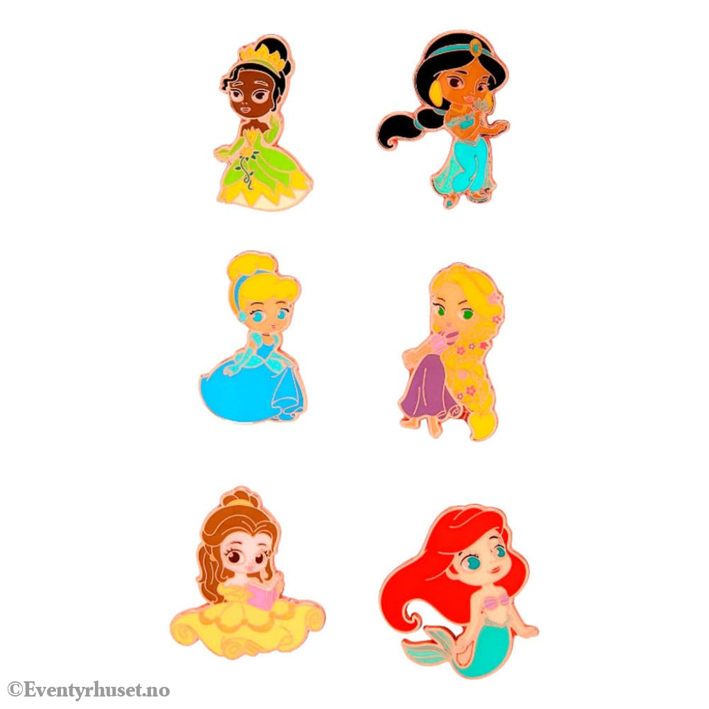 Disney Loungefly POP! Enamel Pins Princess Chibi 4 cm Assortment (12) Fashion & Accessories