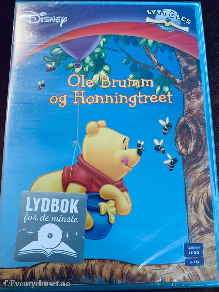 Disney Lytt & Les. Ole Brumm Og Honningtreet. (Read Along). Cd Bok. Ny I Plast! Lydbok