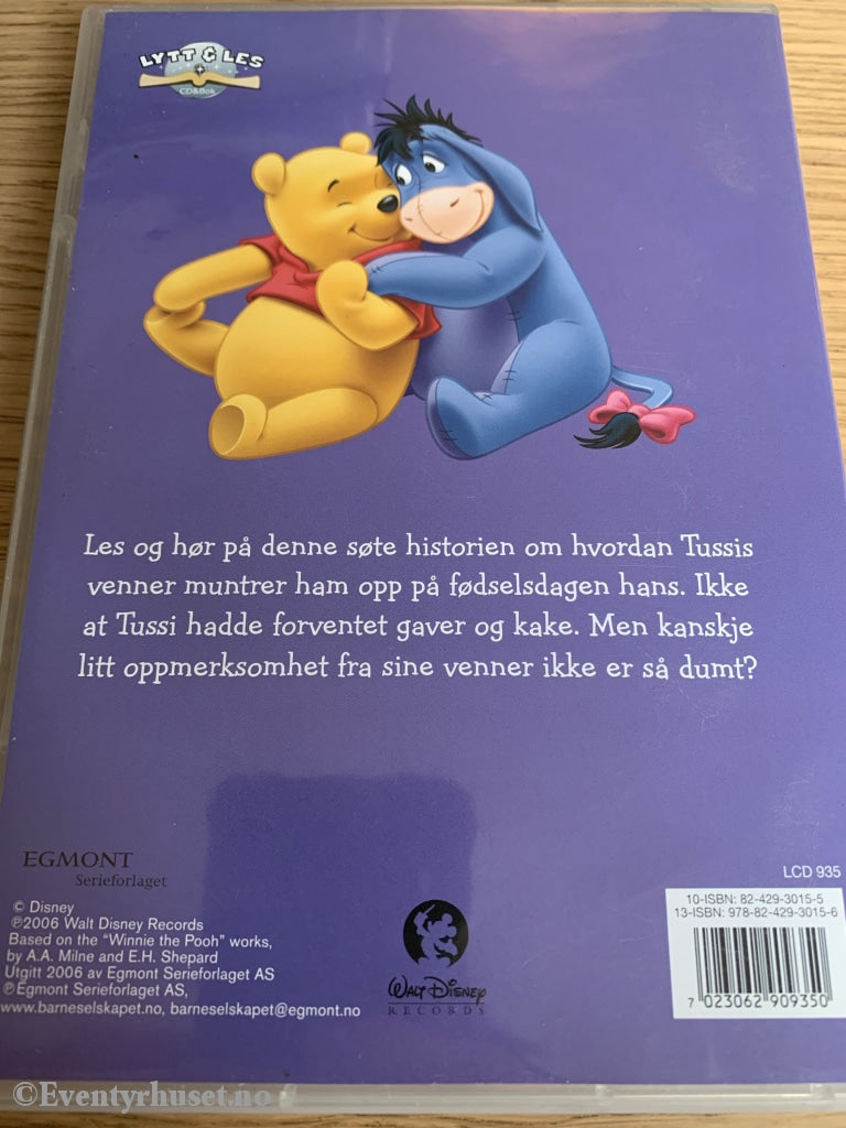 Disney Lytt & Les. Ole Brumm - Tussi Feirer Fødselsdag. (Read Along). Cd Bok. Lydbok