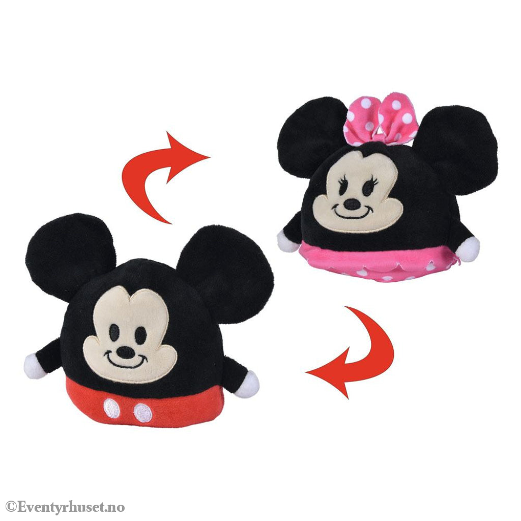 Disney: Mickey Mouse Reversible Plush Figure Mickey/Minnie 8 cm Toys