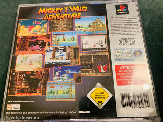 Disney - Mickey’s Wild Adventure Platinum. Ps1. Ps1