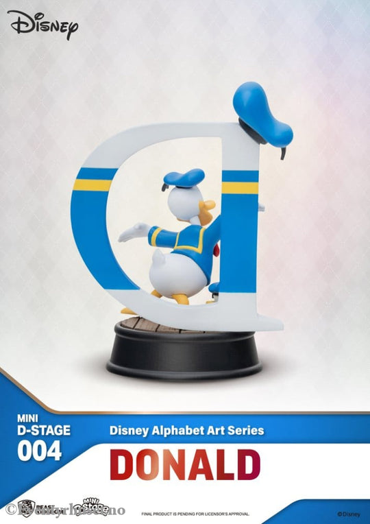 Disney Mini Diorama Stage Statues 6-pack Alphabet Art 10 cm Collectibles