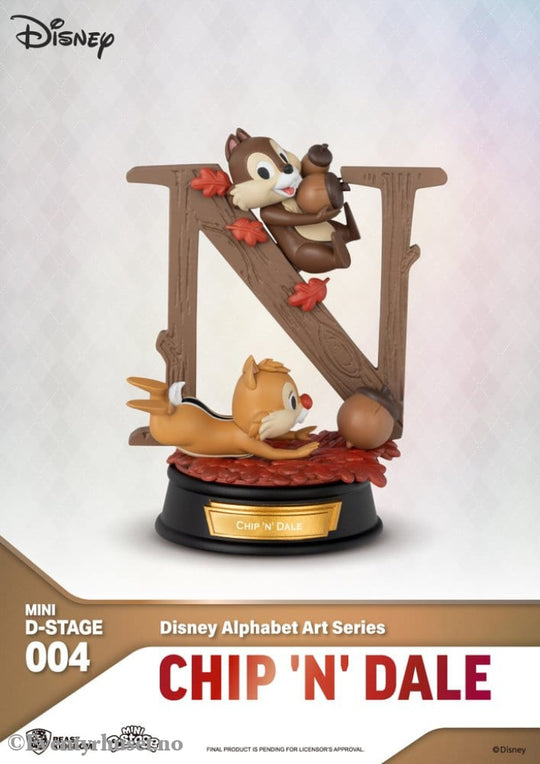 Disney Mini Diorama Stage Statues 6-pack Alphabet Art 10 cm Collectibles