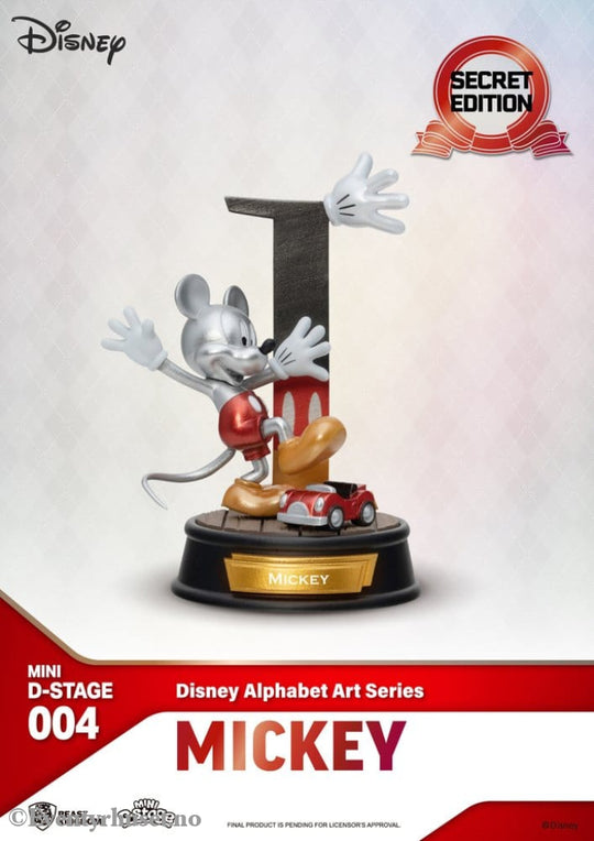 Disney Mini Diorama Stage Statues 6-pack Alphabet Art 10 cm Collectibles